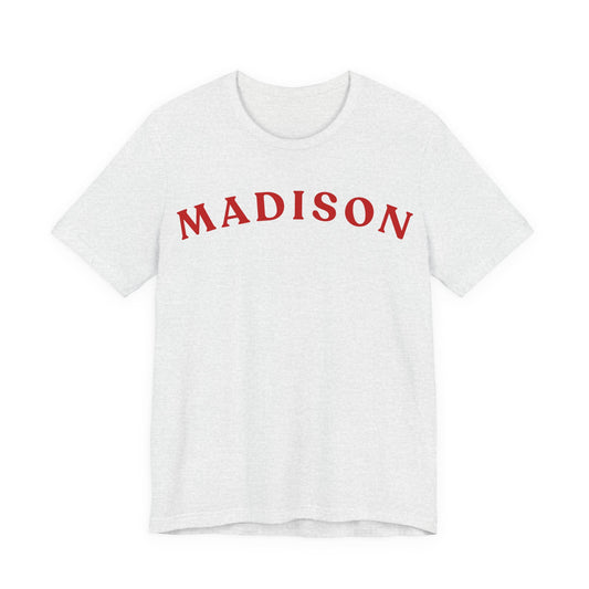 Madison Arc Name T‑Shirt — Personalized City/Name Tee