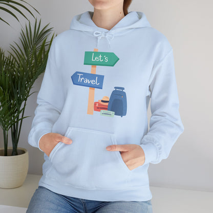 Travel-Inspired Hoodie | Adventure Sweatshirt | True North