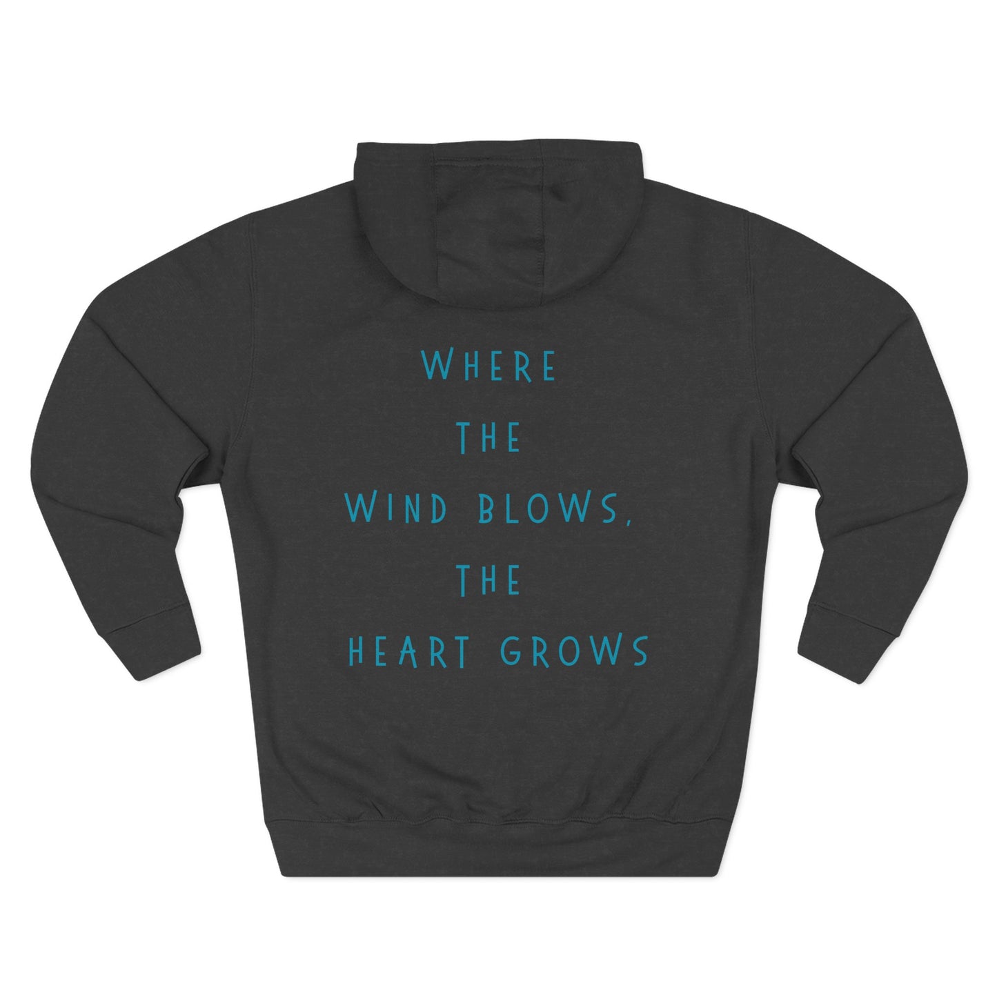 Three-Panel Fleece Hoodie  | Cozy Layer | True North