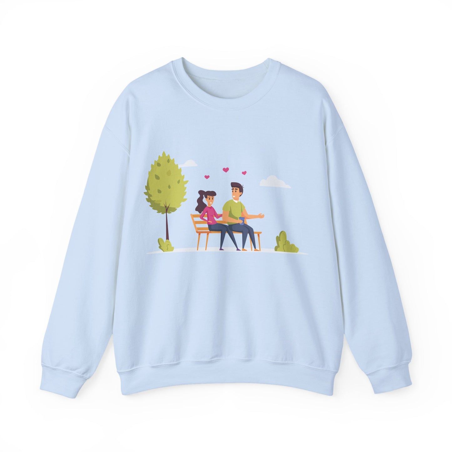 Cute Couple Crewneck Sweatshirt | Cozy Relationship Apparel | True North