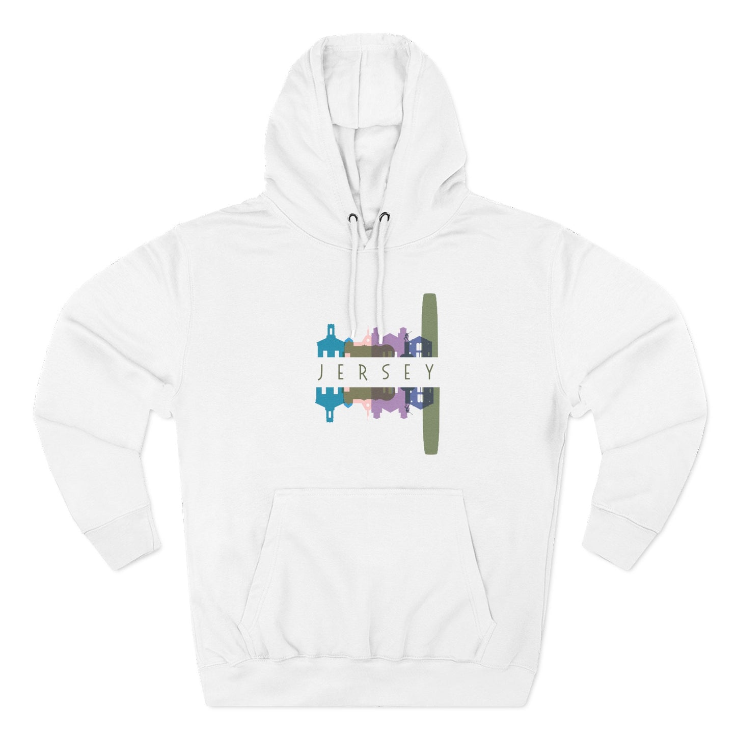 Three-Panel Fleece Hoodie  | Cozy Layer | True North