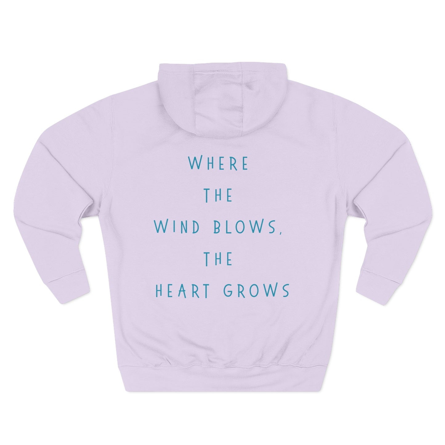 Three-Panel Fleece Hoodie  | Cozy Layer | True North