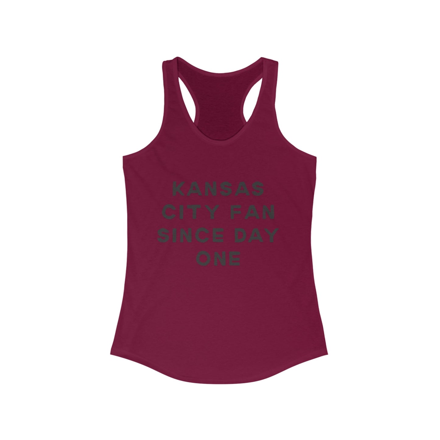 Kansas City Fan Since Day One | Women’s Ideal Racerback Tank | True North