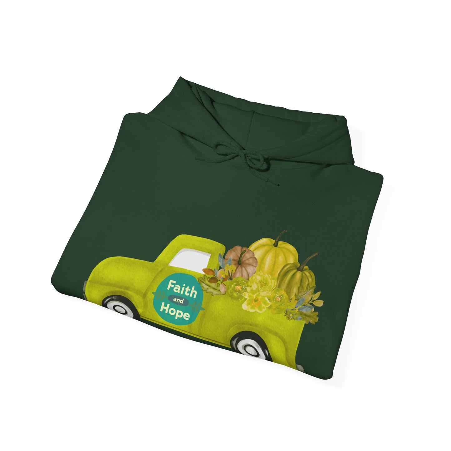 Faith & Hope Vintage Truck Hoodie | Autumn Wardrobe | True North