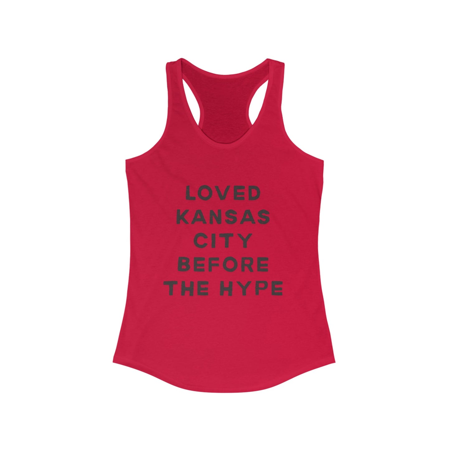 LOVED Kansas City Before the Hype | Women’s Ideal Racerback Tank | True North