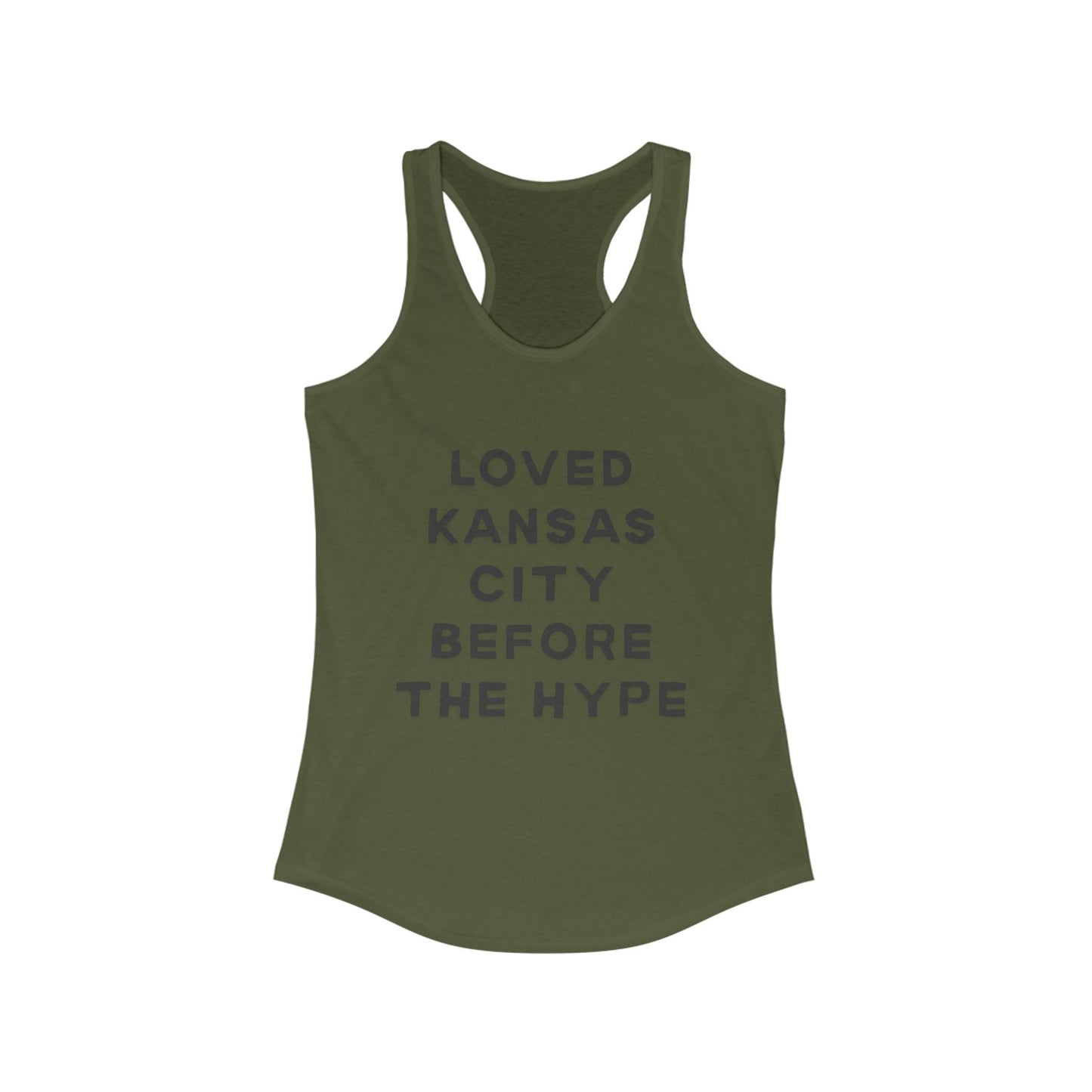 LOVED Kansas City Before the Hype | Women’s Ideal Racerback Tank | True North