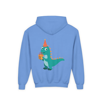 Fun Dinosaur Kids Party Hoodie | Train Design | True North