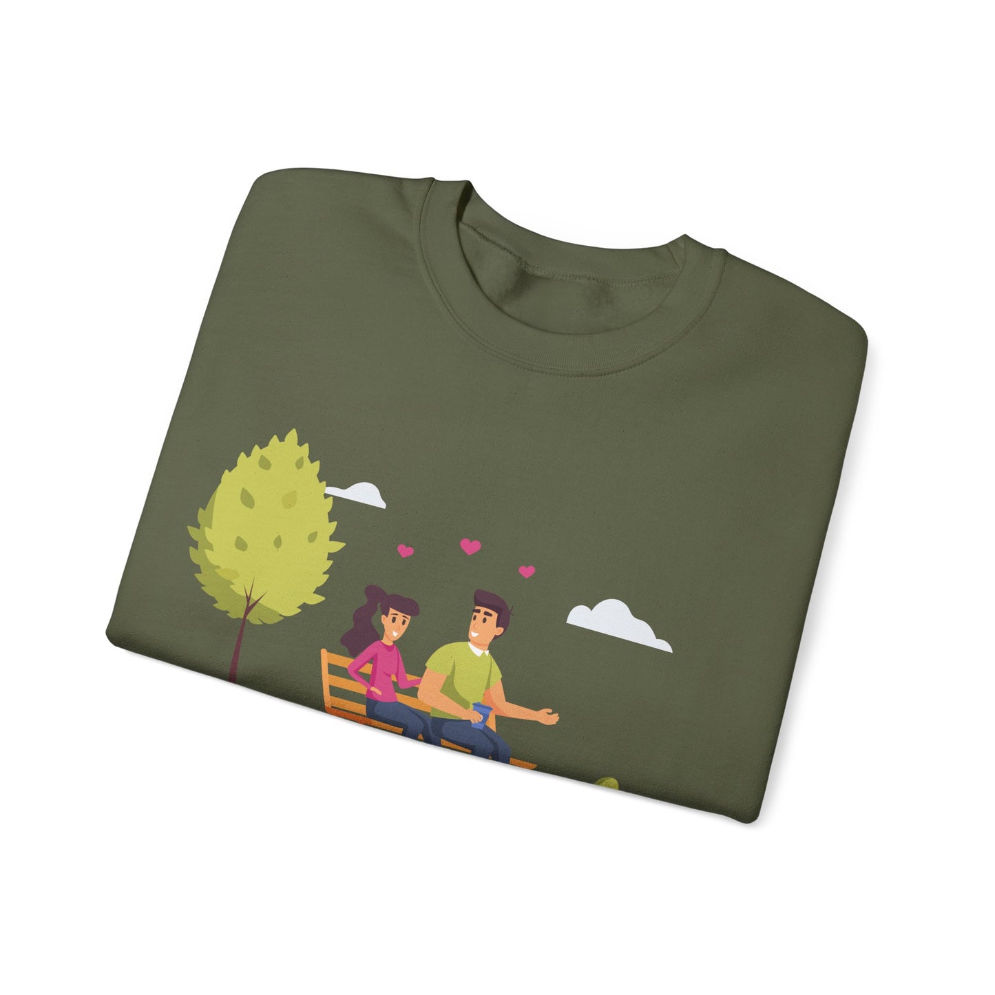 Cute Couple Crewneck Sweatshirt | Cozy Relationship Apparel | True North
