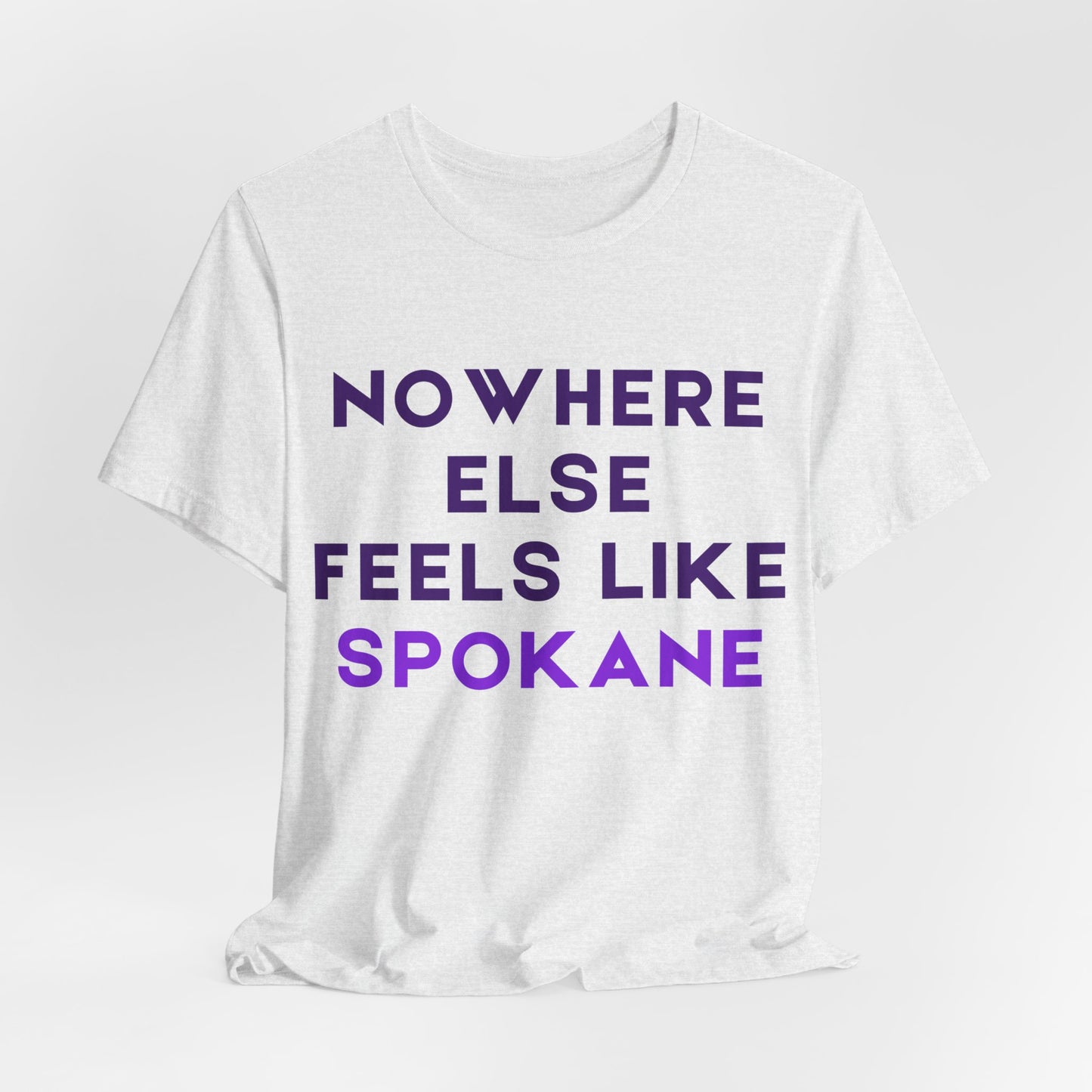 Spokane Pride T-Shirt — "Nowhere Else Feels Like Spokane" Graphic Tee