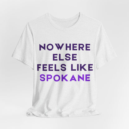 Spokane Pride T-Shirt — "Nowhere Else Feels Like Spokane" Graphic Tee