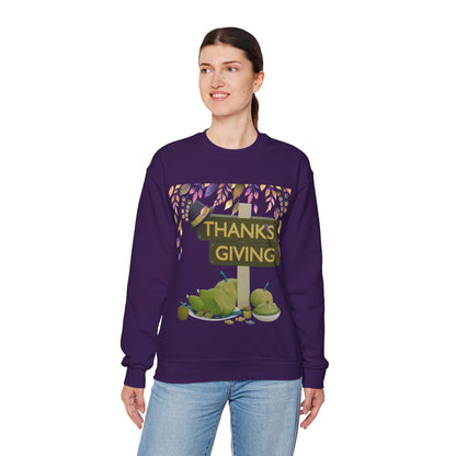 Thanksgiving Vibes Crewneck Sweatshirt | Thanksgiving Sweater | True North