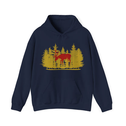 Nature-Inspired Hooded Sweatshirt | Cozy Wilderness Adventures | True North