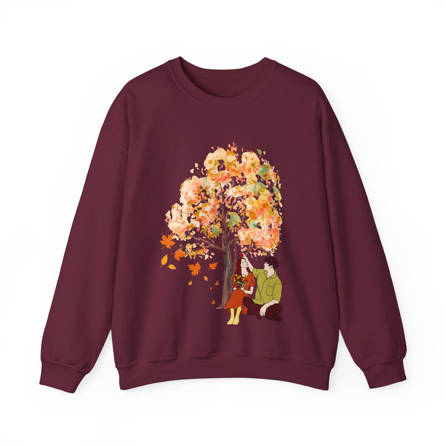 Cozy Fall Couple Crewneck Sweatshirt | Autumn Vibes | True North
