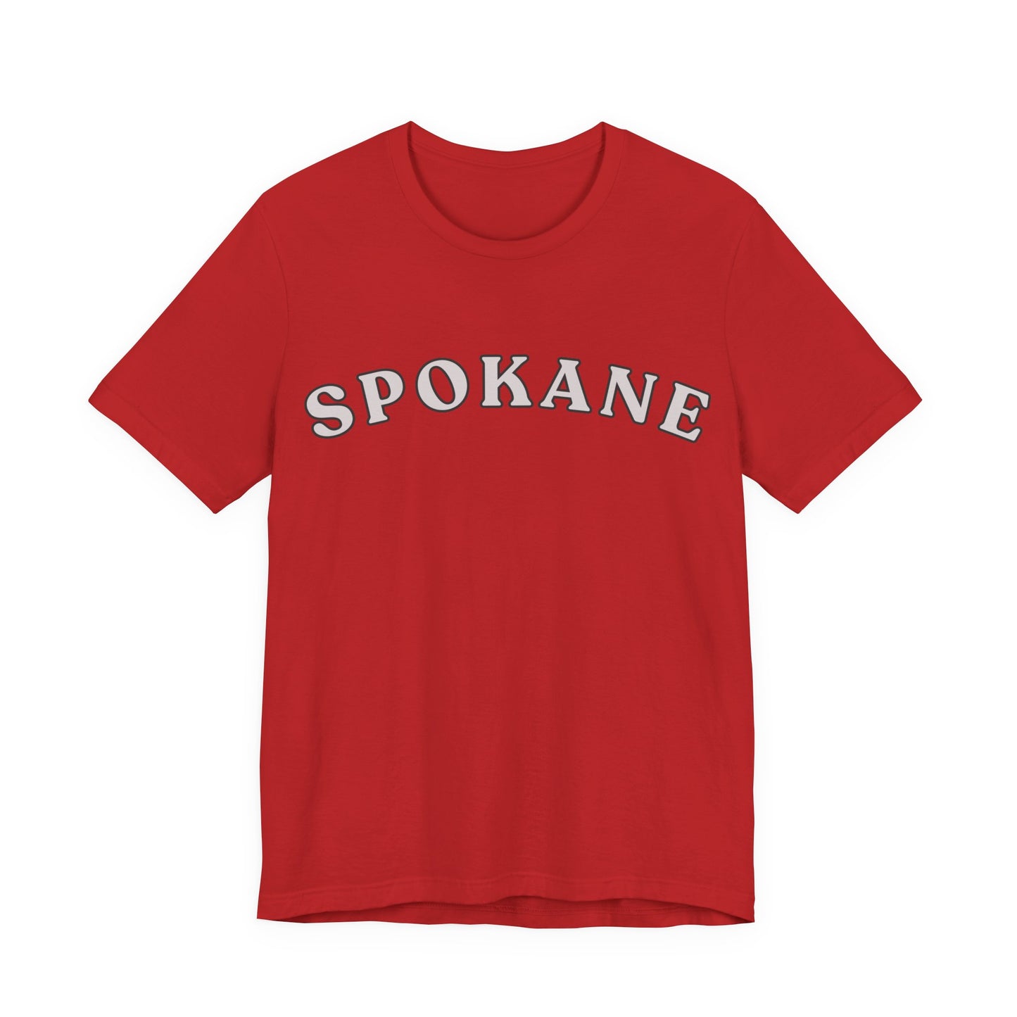 Spokane Retro Arch T-Shirt — Vintage College Style Tee