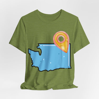 SPOKANE Map T-Shirt with Location Pin — Travel & Home Pride Tee