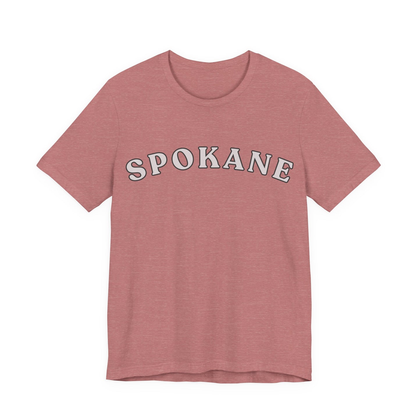 Spokane Retro Arch T-Shirt — Vintage College Style Tee