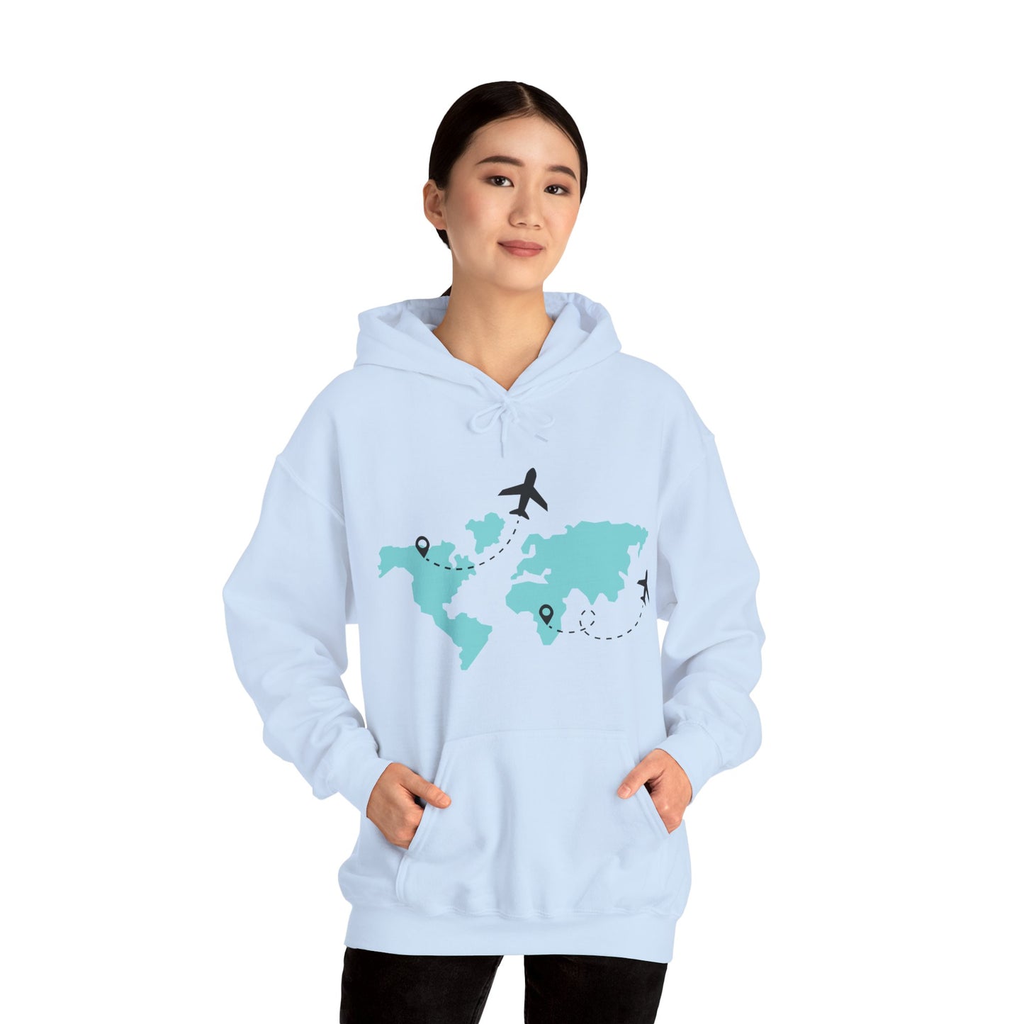 Travel Lover's Map Hoodie | True North
