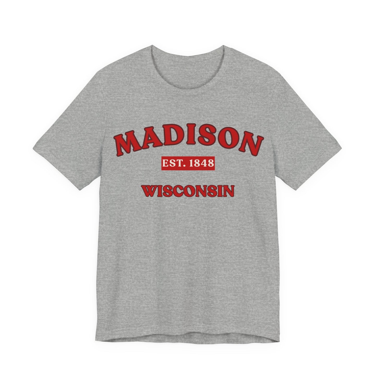 Madison Wisconsin Established 1848 JERSEY Tee
