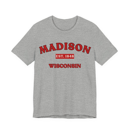 Madison Wisconsin Established 1848 JERSEY Tee