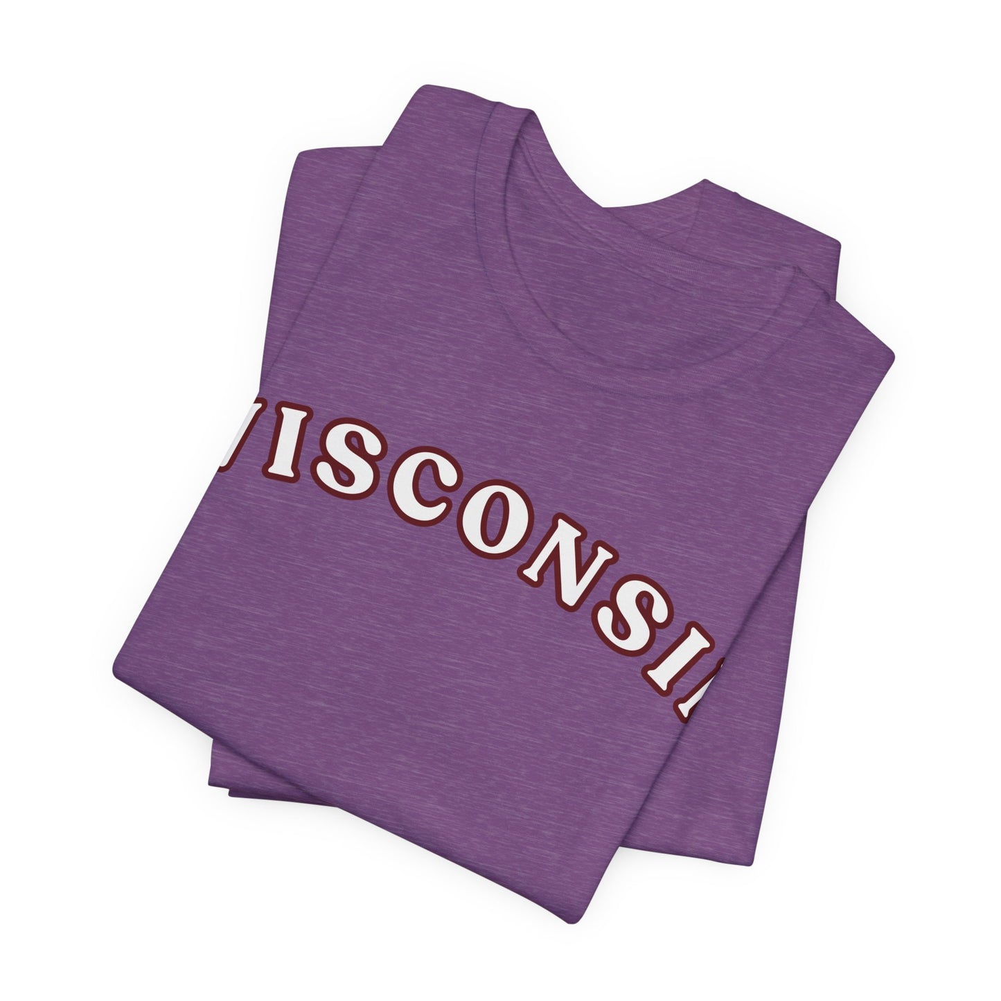 Wisconsin Arch Tee — Vintage Collegiate State T-Shirt MADISON JERSEY