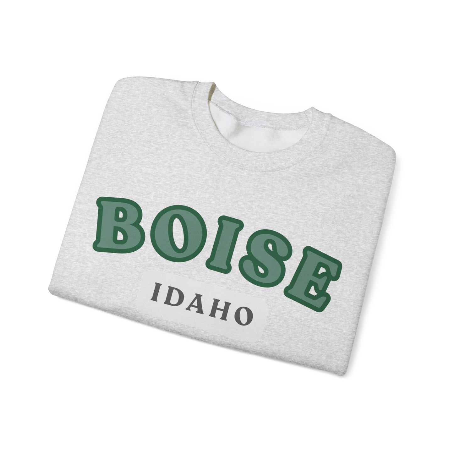 Classic White Crewneck Sweatshirt boise