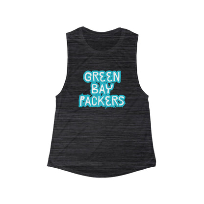 Green Bay Packers | Women’s Flowy Scoop Muscle Tank | True North