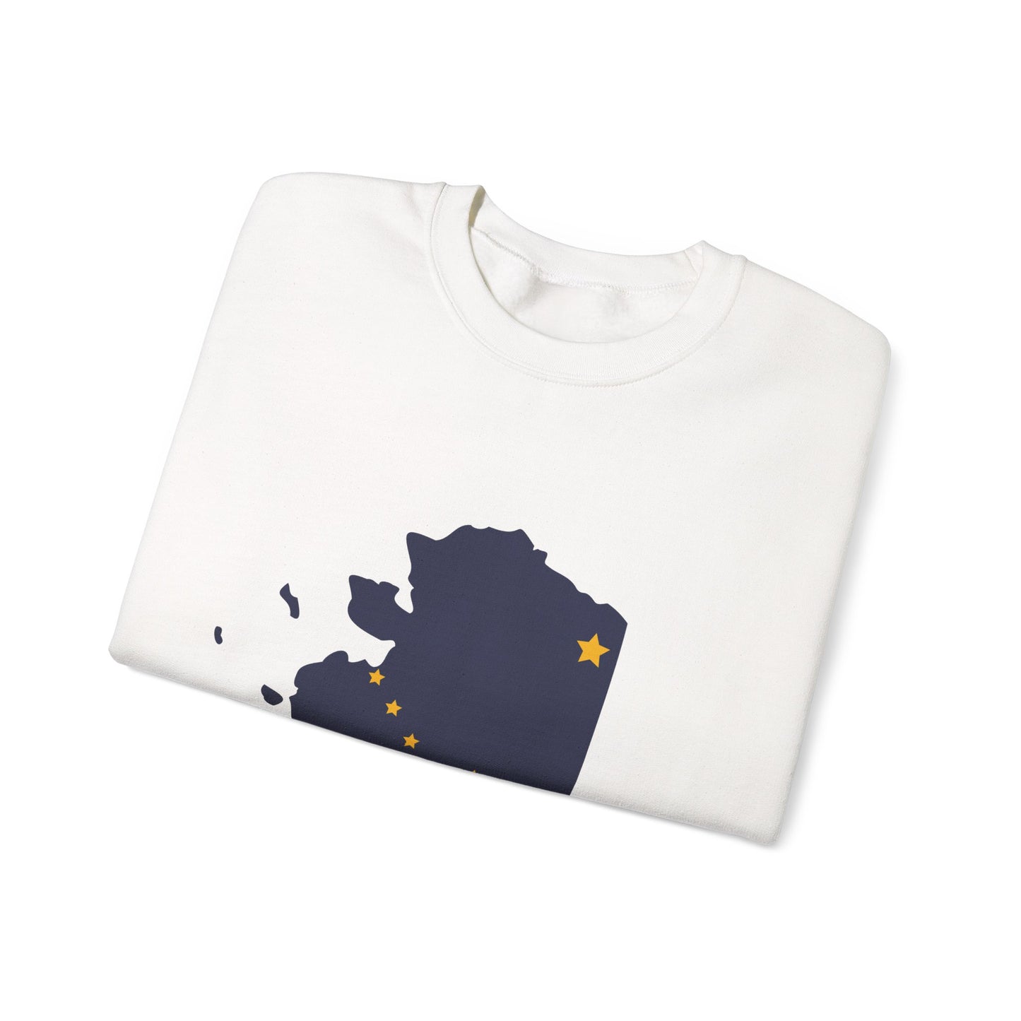 Alaska Map Crewneck Sweatshirt | Cozy Souvenir Pullover | True North