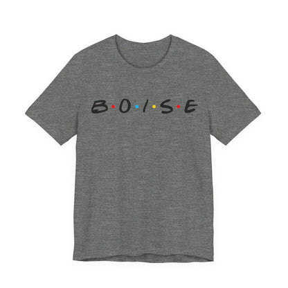 Boise Retro Friends-Style Tee — City Name Graphic T-Shirt