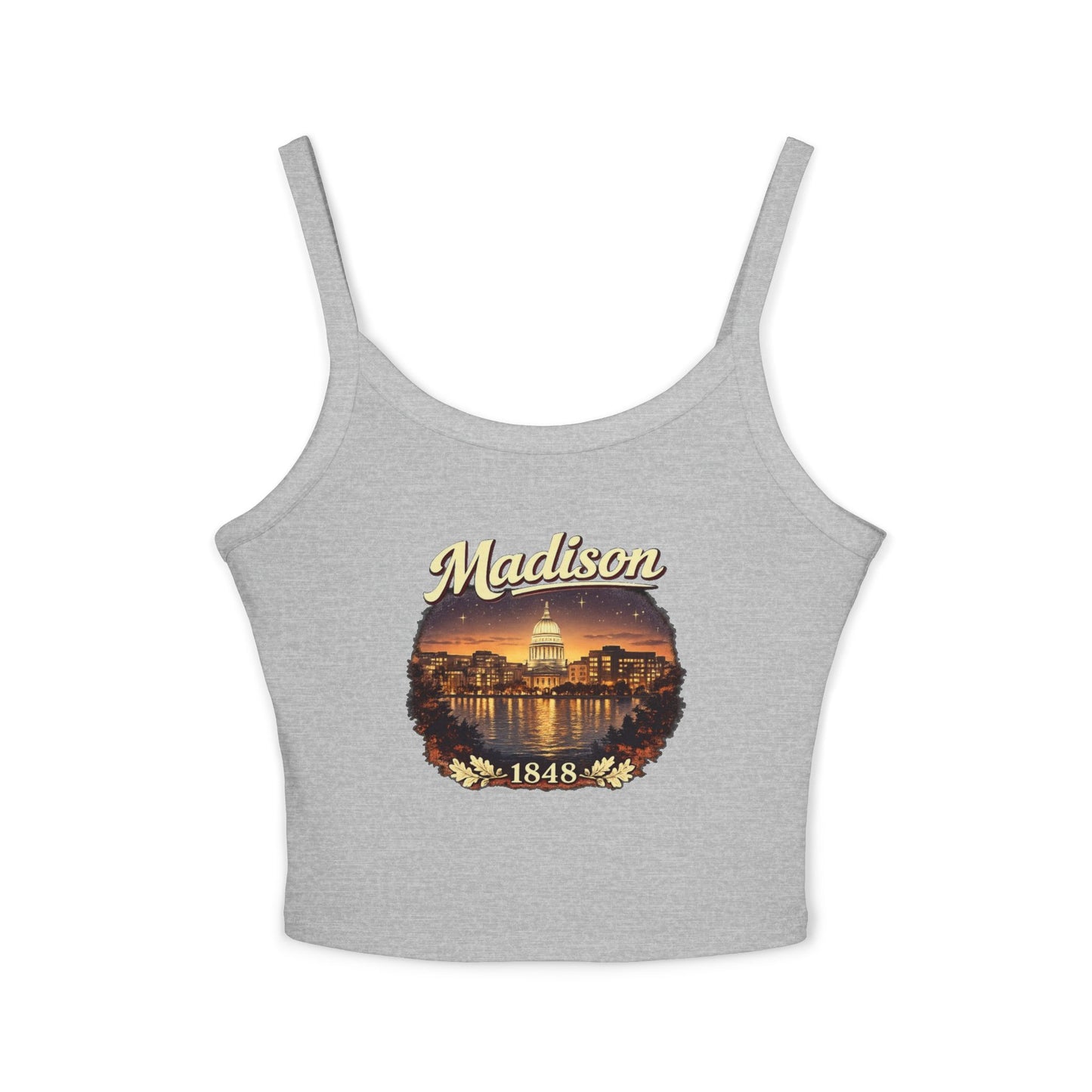 Madison Skyline Women Spaghetti Tank Top | Soft Premium Fit | True North