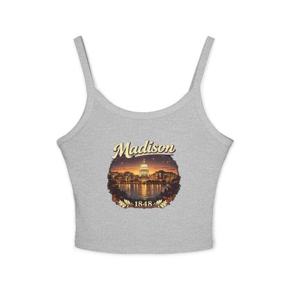 Madison Skyline Women Spaghetti Tank Top | Soft Premium Fit | True North