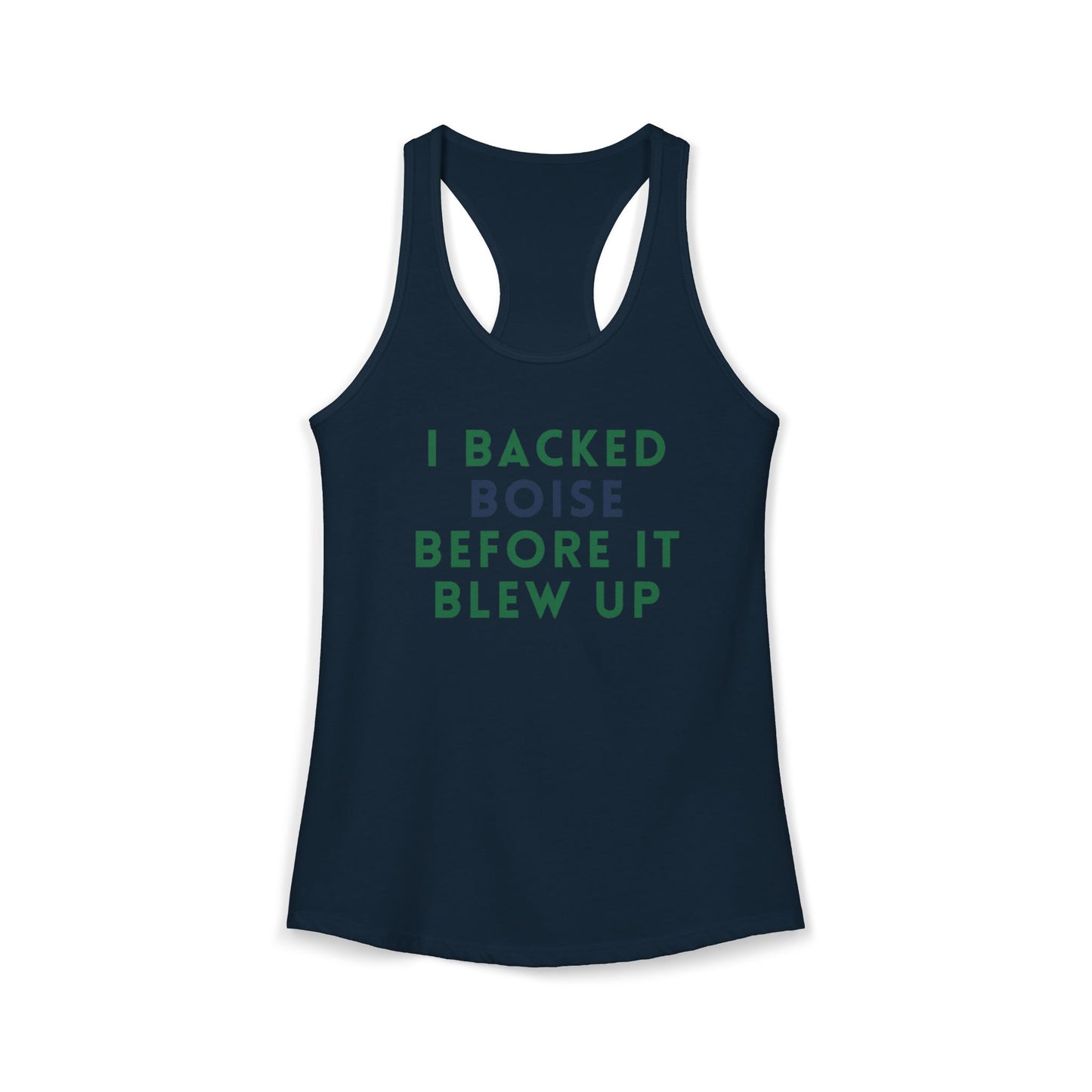 Women's Ideal Racerback Tank BOISE