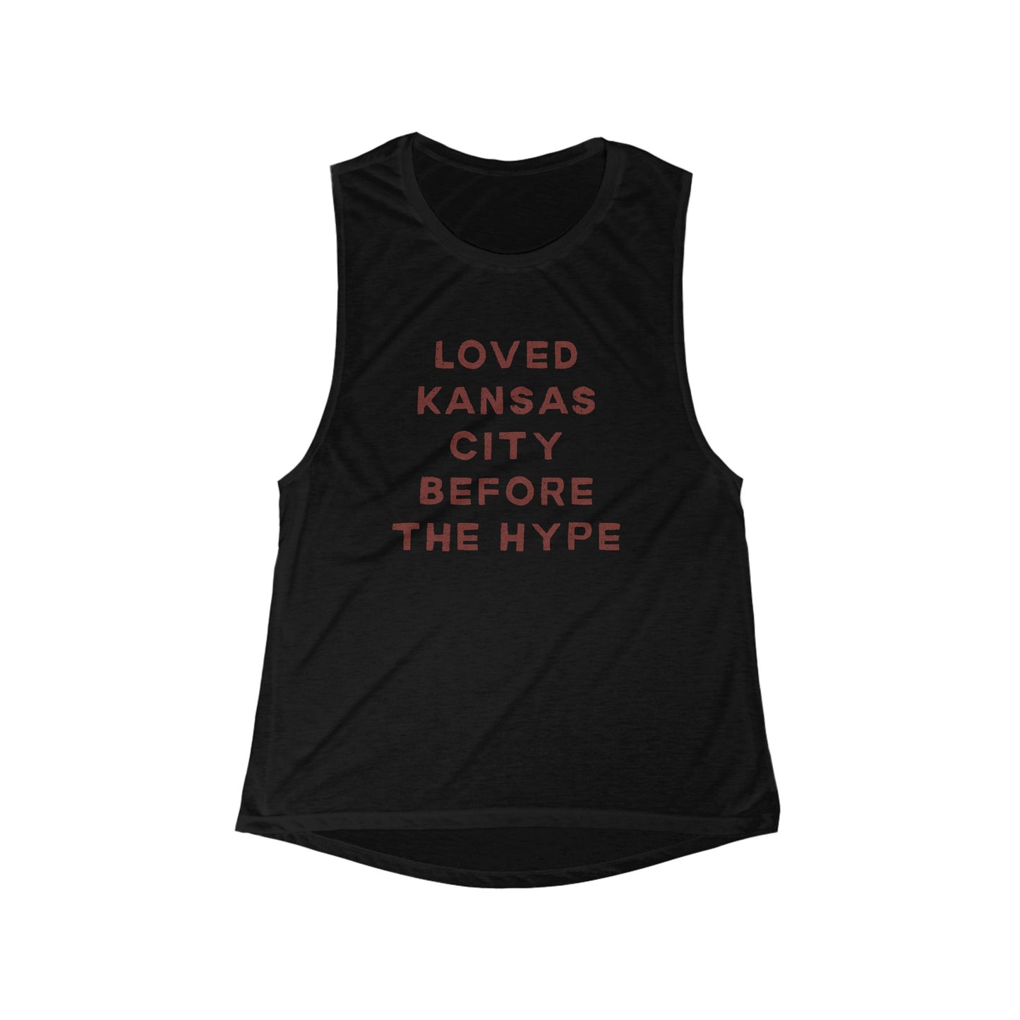 Loved Kansas City | Women’s Flowy Scoop Muscle Tank | True North