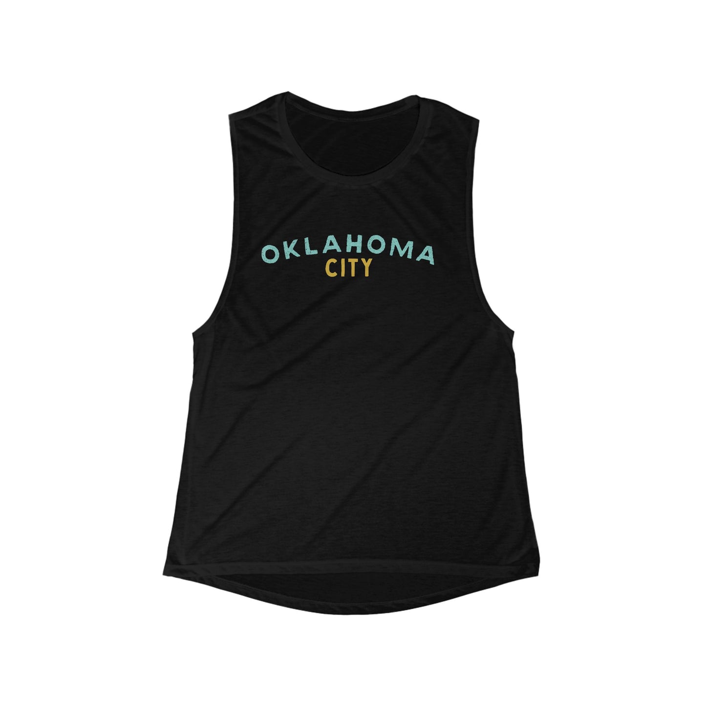 OKLAHOMA City | Women’s Flowy Scoop Muscle Tank | True North