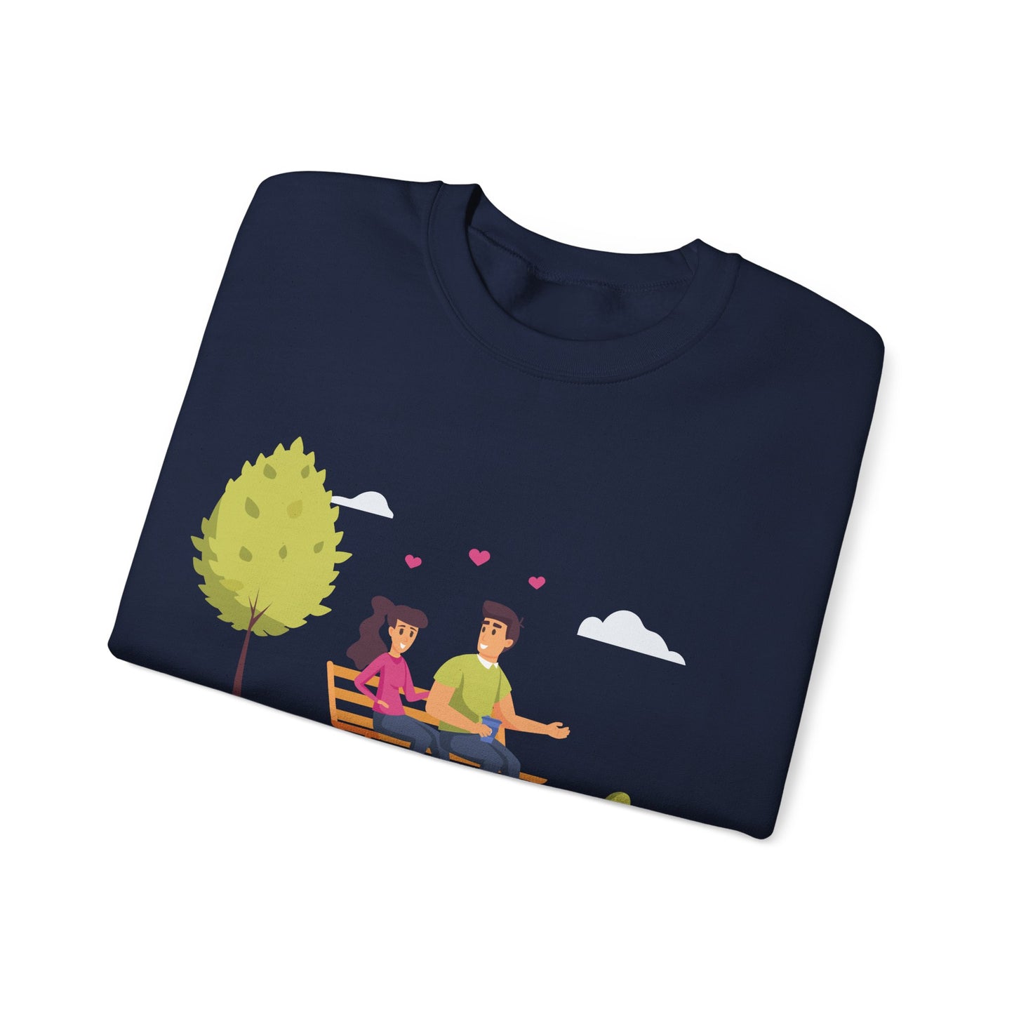 Cute Couple Crewneck Sweatshirt | Cozy Relationship Apparel | True North