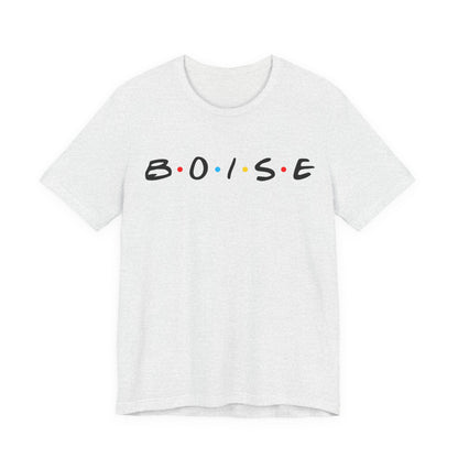 Boise Retro Friends-Style Tee — City Name Graphic T-Shirt