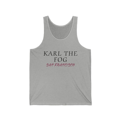 Karl The Fog San Francisco Men/Unisex Tank Top | Minimal Humor | True North
