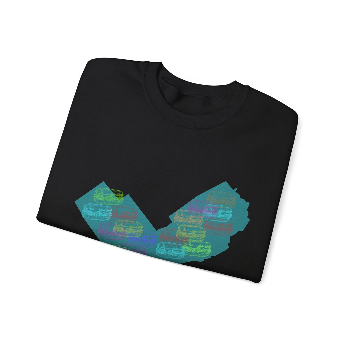 Philly's Sub Colorful Graphic Crewneck Sweatshirt | Artsy Pullover | True North