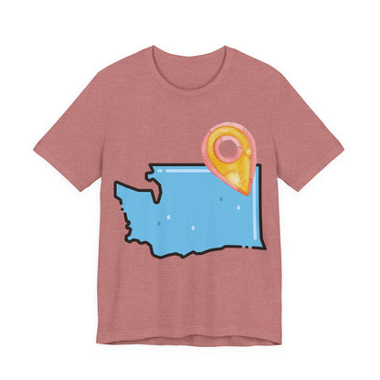 SPOKANE Map T-Shirt with Location Pin — Travel & Home Pride Tee