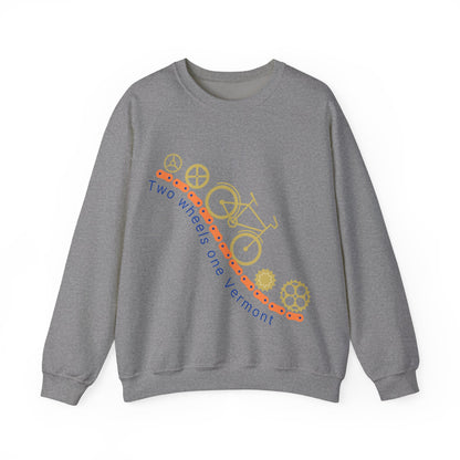 Vermont Bicycle Adventure Sweatshirt | Cozy Cycling Crewneck | True North