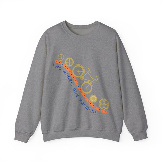 Vermont Bicycle Adventure Sweatshirt | Cozy Cycling Crewneck | True North