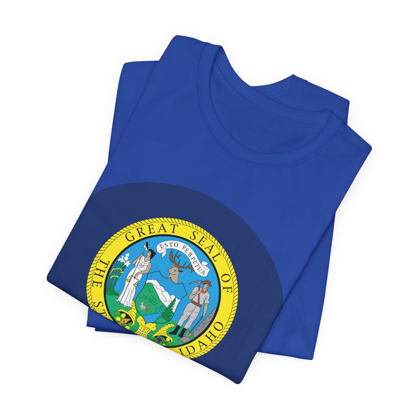 Idaho State Seal T-Shirt — Vintage State Pride Tee boise