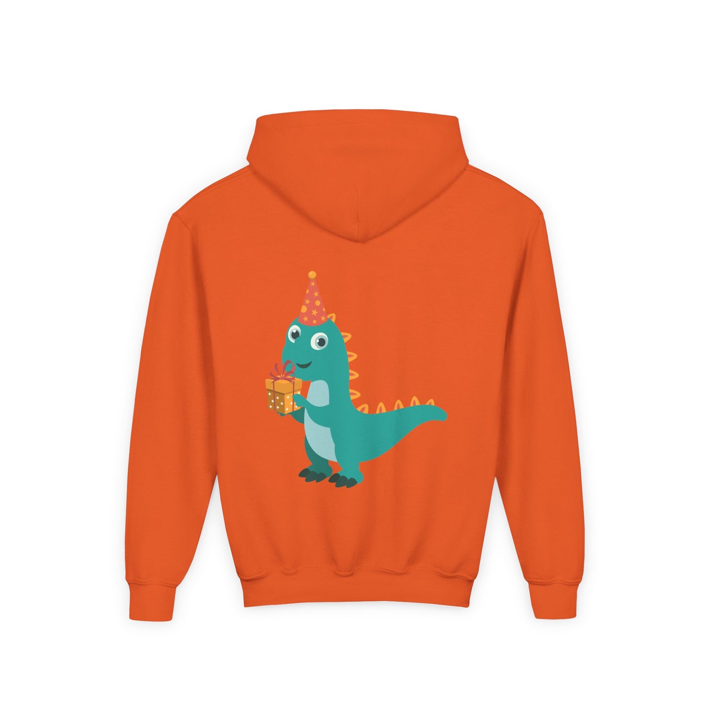 Fun Dinosaur Kids Party Hoodie | Train Design | True North