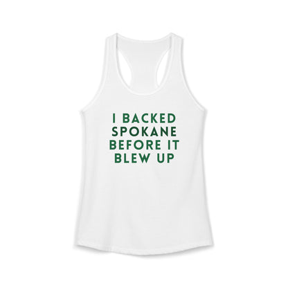 Women's Ideal Racerback Tank SPOKANE