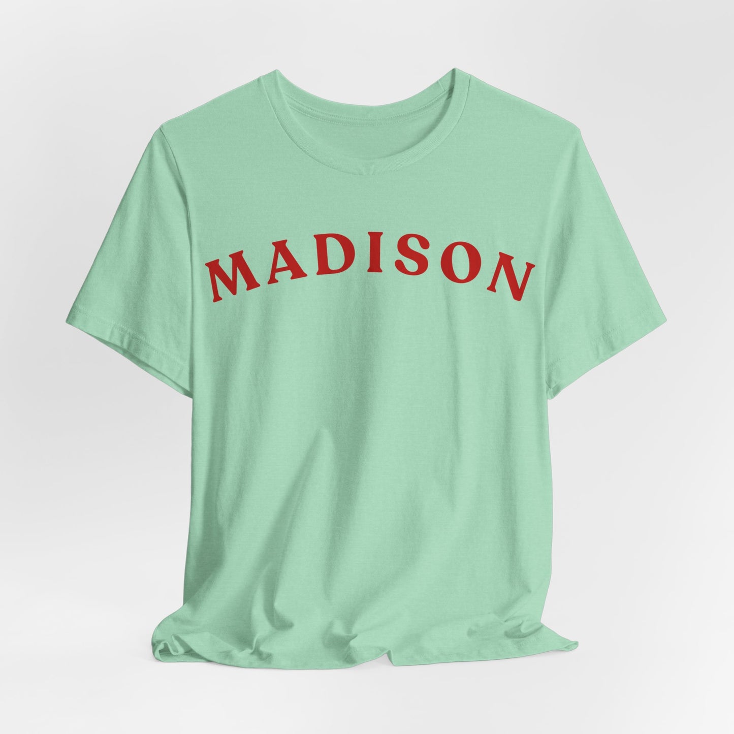 Madison Arc Name T‑Shirt — Personalized City/Name Tee