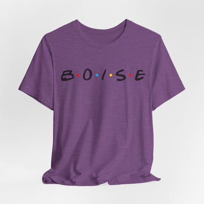 Boise Retro Friends-Style Tee — City Name Graphic T-Shirt