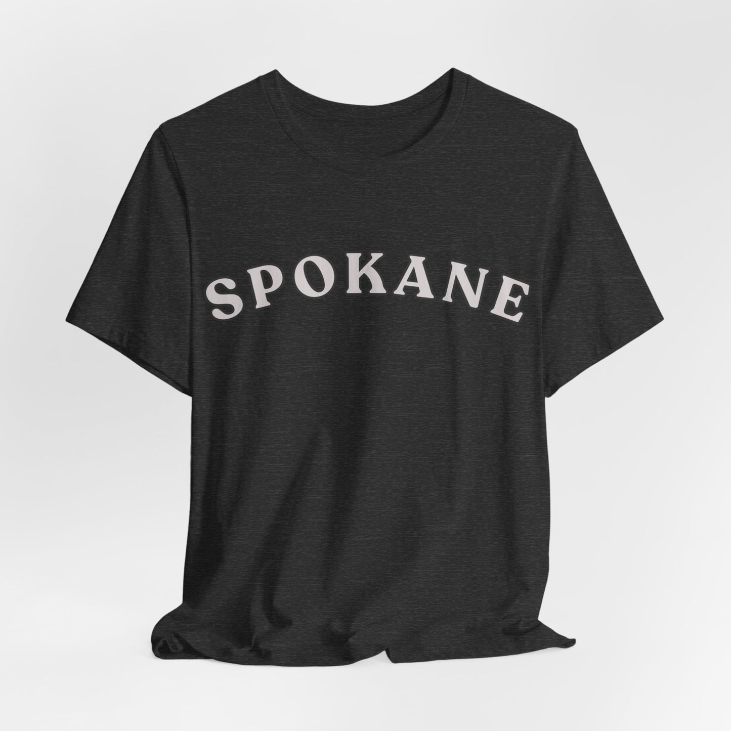 Spokane Retro Arch T-Shirt — Vintage College Style Tee