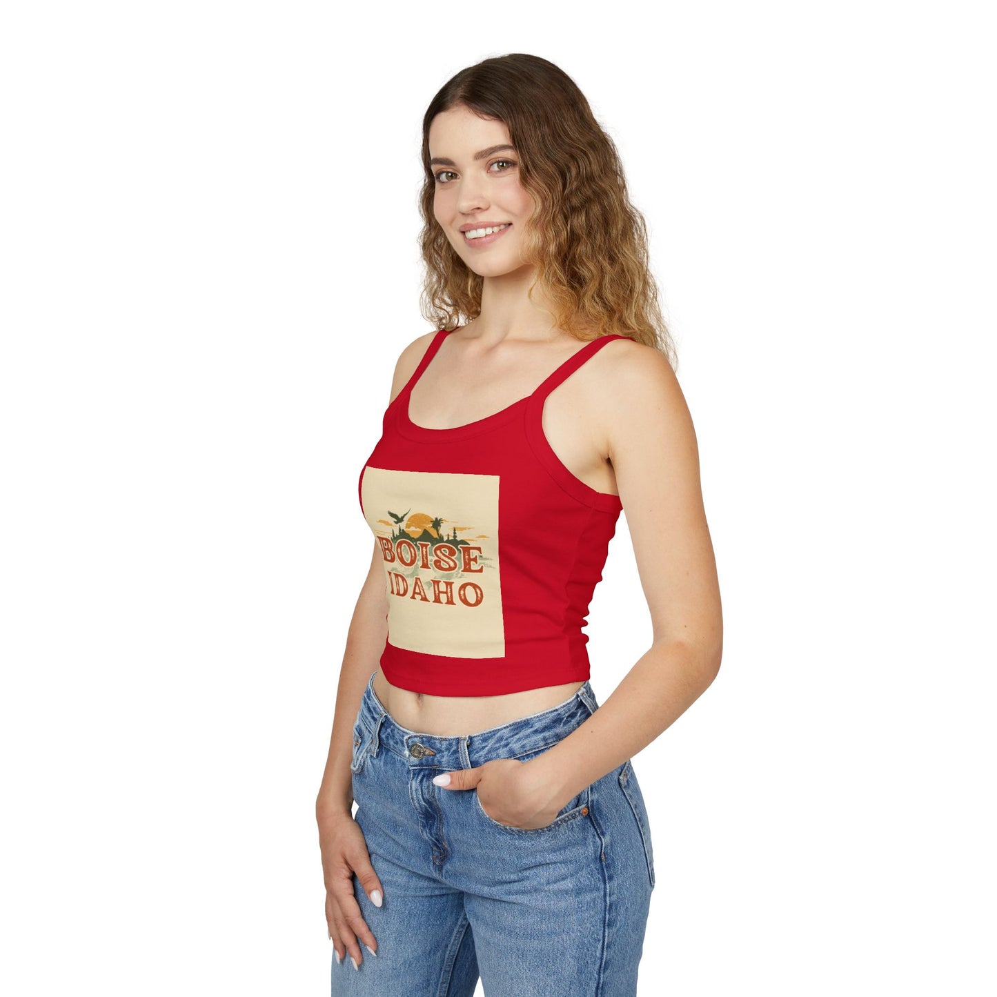 Boise Idaho Vintage Sunset Tank