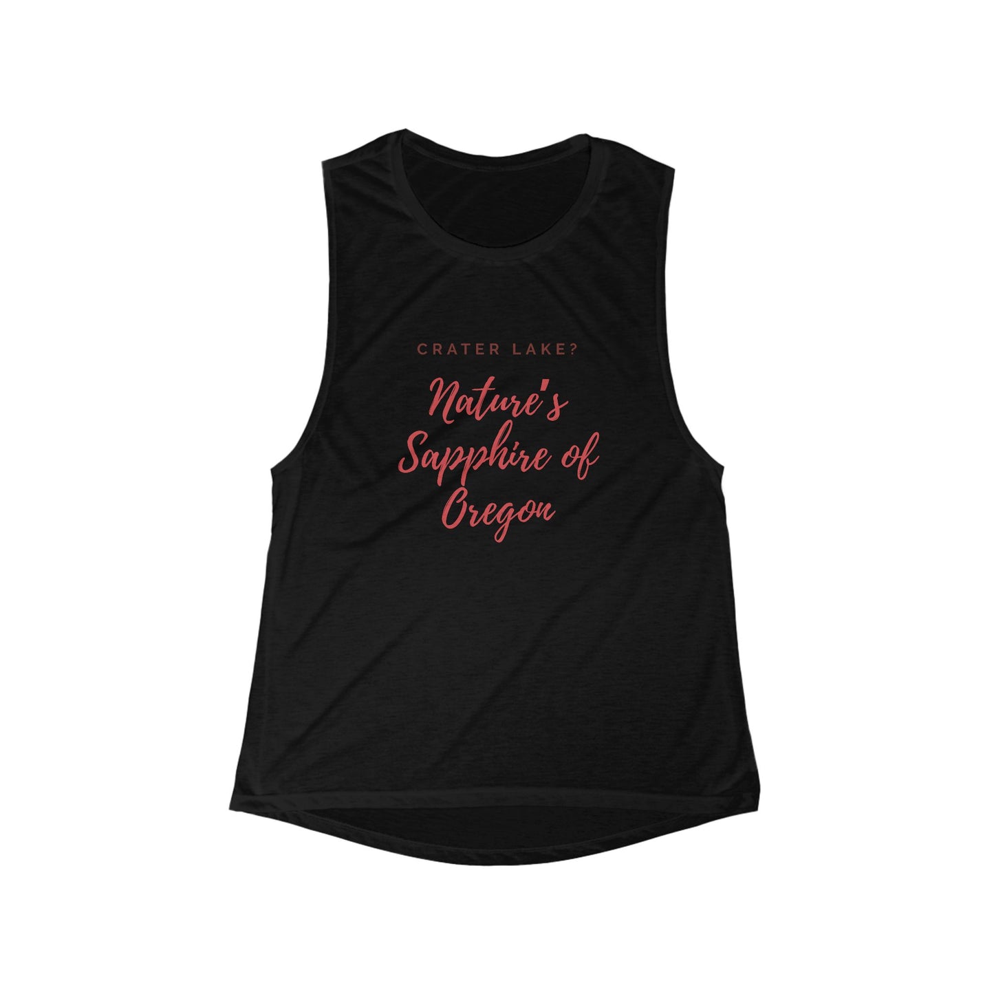 Nature’s Sapphire of Oregon | Women’s Flowy Scoop Muscle Tank | True North