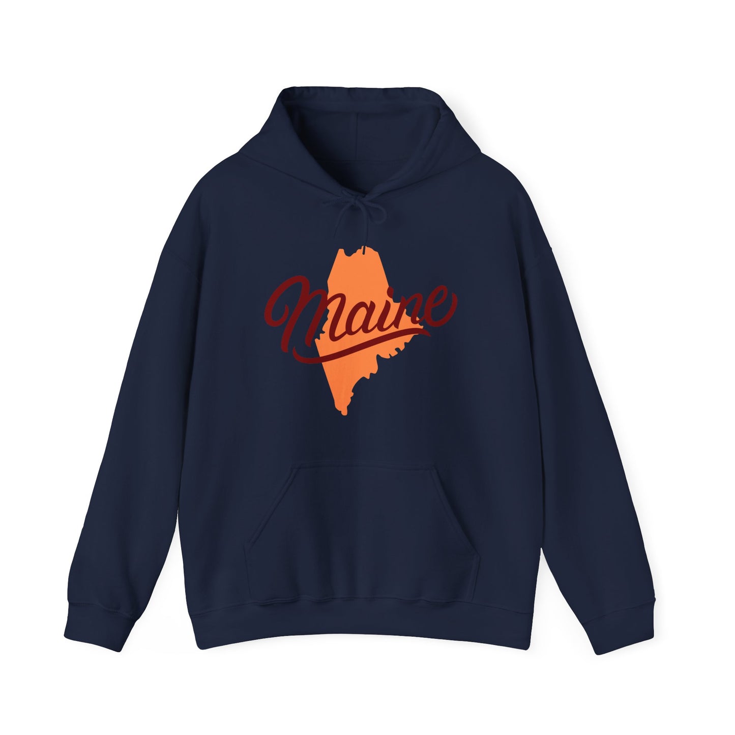 Maine Heart Hoodie | Travel Souvenir, Local Pride Apparel | True North