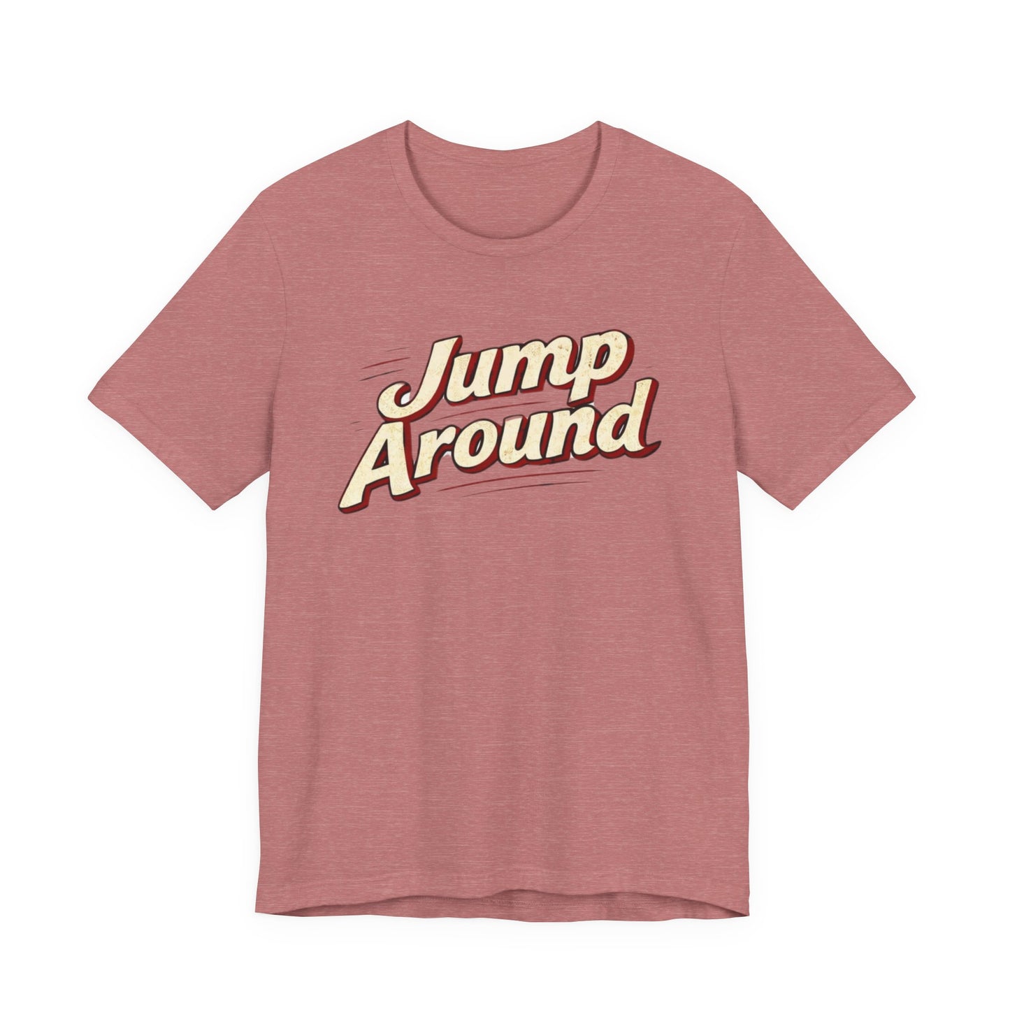 Jump Around Vintage Graphic Tee — Retro Dance Party JERSEY T‑Shirt MADISON